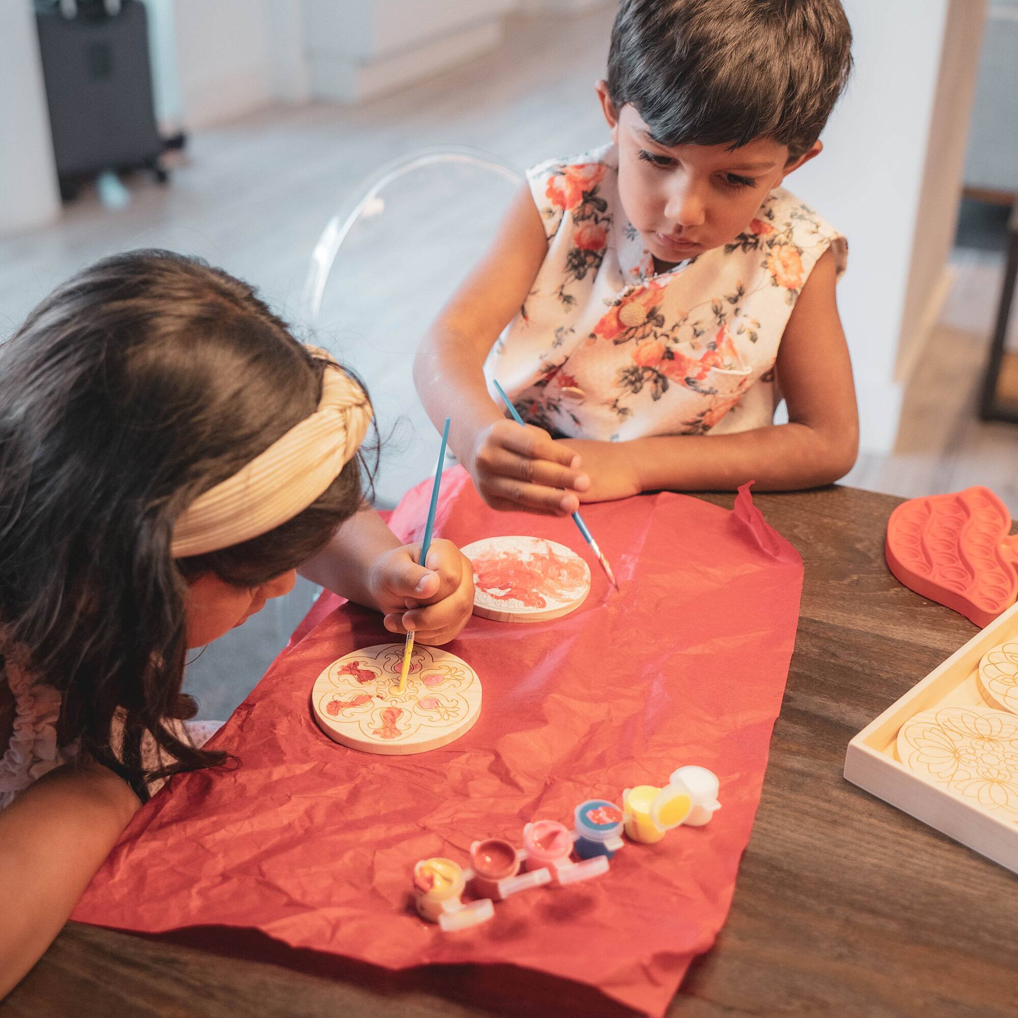 Kulture Khazana Make Your Own Rangoli Coaster Kit
